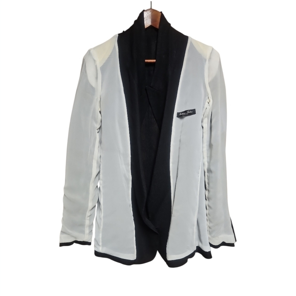 MAISON MARTIN MARGIELA | Archival Deconstructed Draped Black Blazer Jacket US 2 - Picture 13 of 15